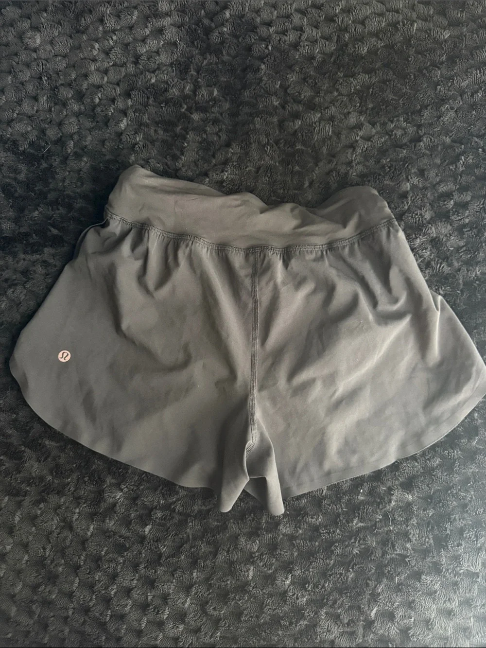 lululemon athletica Black Women's Athletic high rise Running Shorts 3”